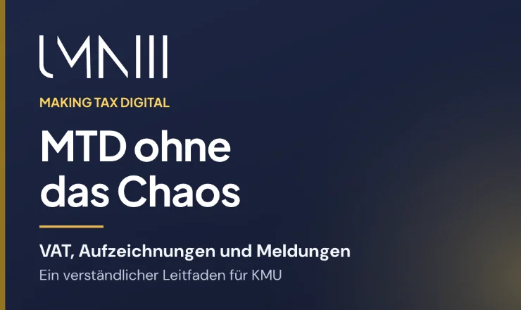 UMNIII-Markenkarte zum Artikel, der Making Tax Digital für kleine und mittlere Unternehmen erklärt