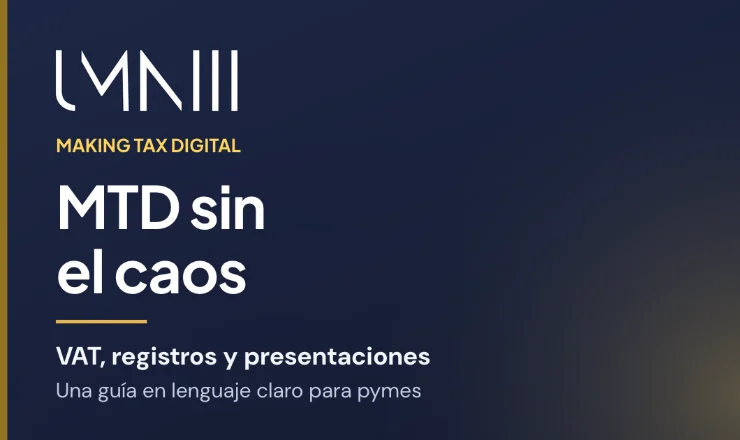 Tarjeta con la marca UMNIII del artículo que explica Making Tax Digital para pequeñas y medianas empresas