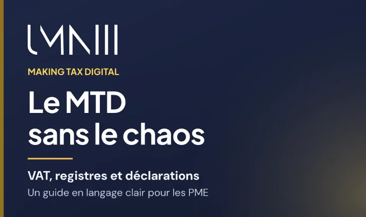 Carte à la marque UMNIII pour l’article expliquant Making Tax Digital aux petites et moyennes entreprises