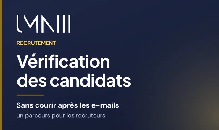 Carte à la marque UMNIII pour l’article sur les parcours de vérification des candidats pour les cabinets de recrutement